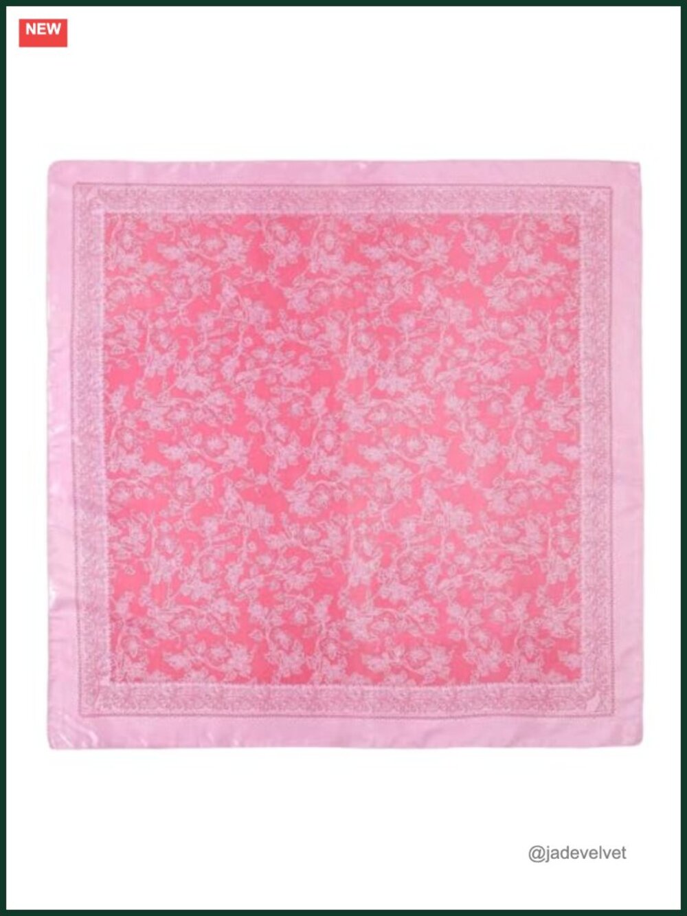 Boho Satin Head Scarf for Women, Versatile Square Neck Scarf